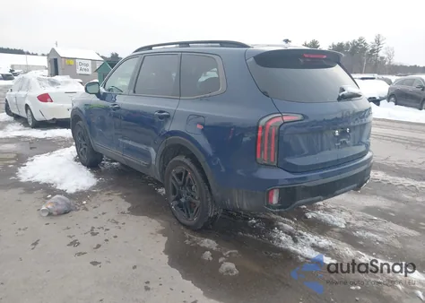 2025 Kia Telluride Sx X-Line из США, поврежденный, VIN 5XYP5DGC5SG594377